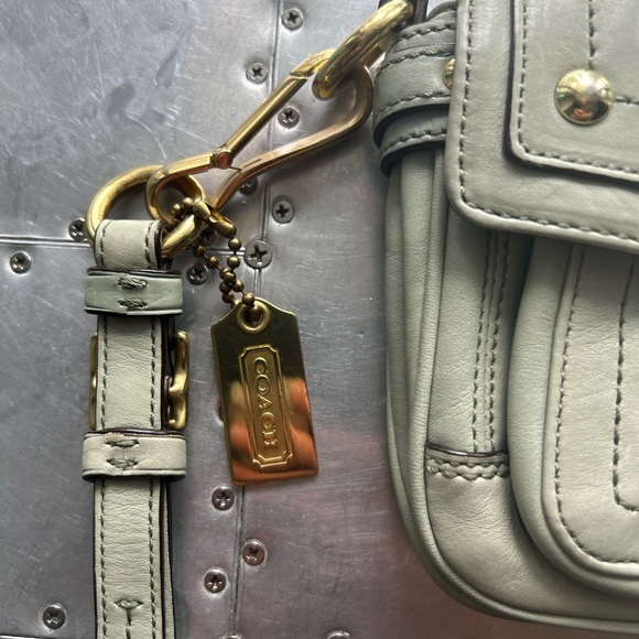Coach Sage Calfskin Wristlet Purse - Picture 4 of 8